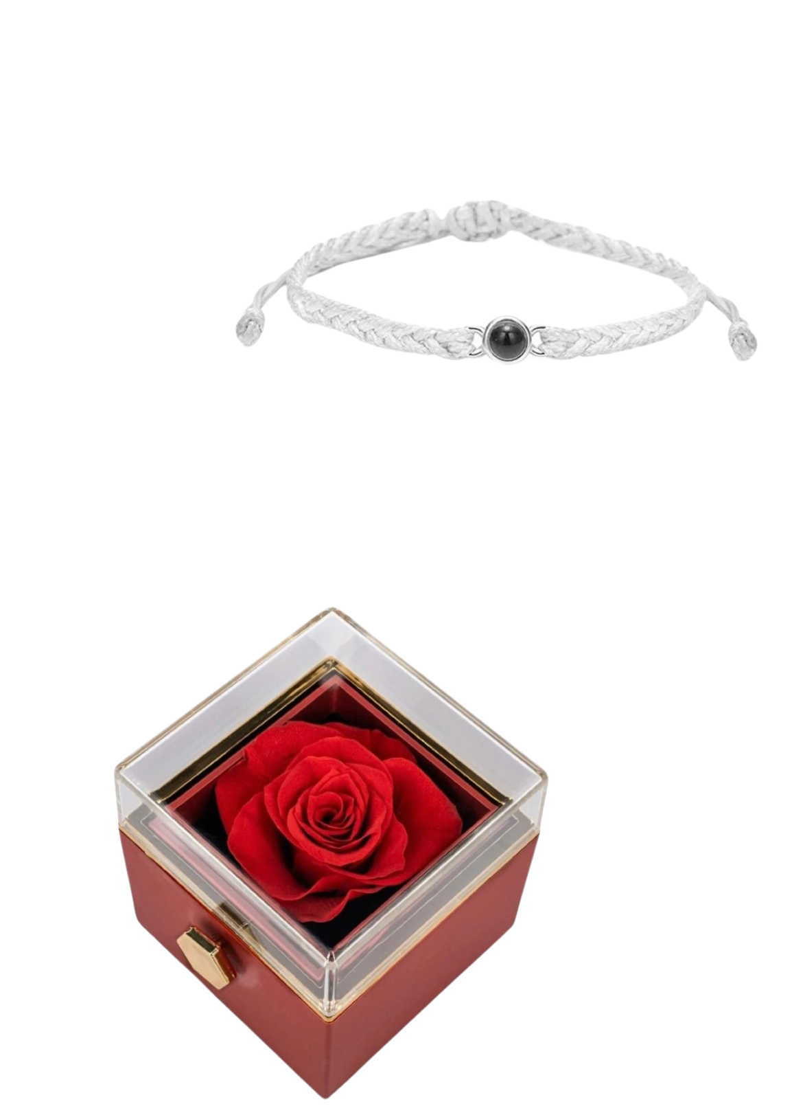 Infinite Photo Bracelet & Rotating Rose