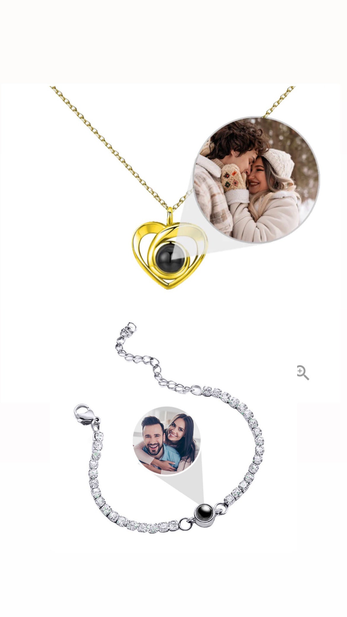 The Infinite Bundle (Swirl Necklace & Diamond Bracelet)