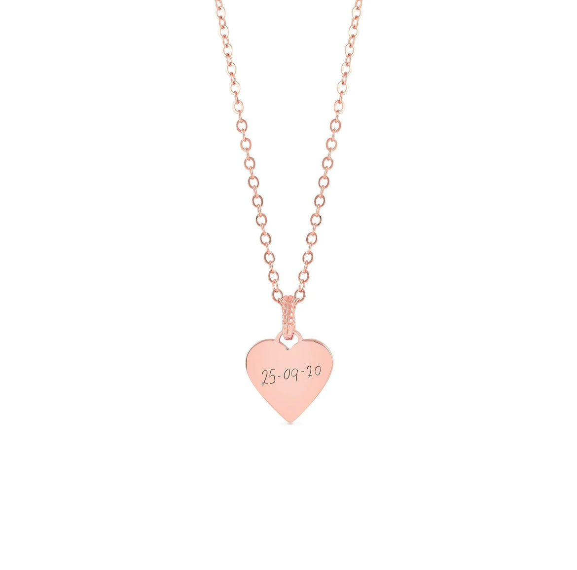 Infinite Engraved Heart Necklace