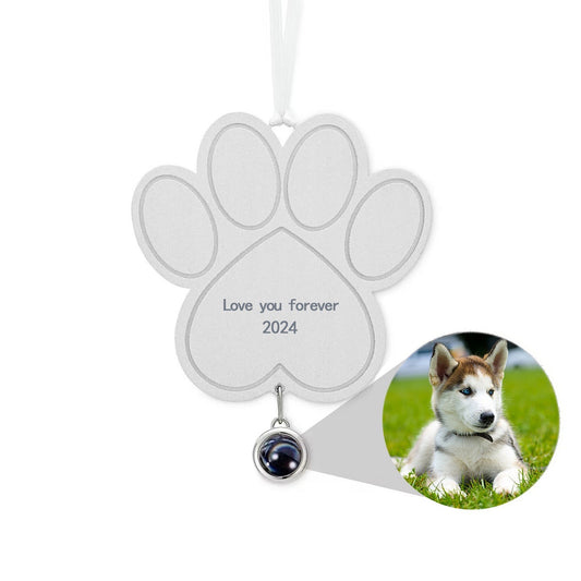 Infinite Paw Photo Tree Ornament