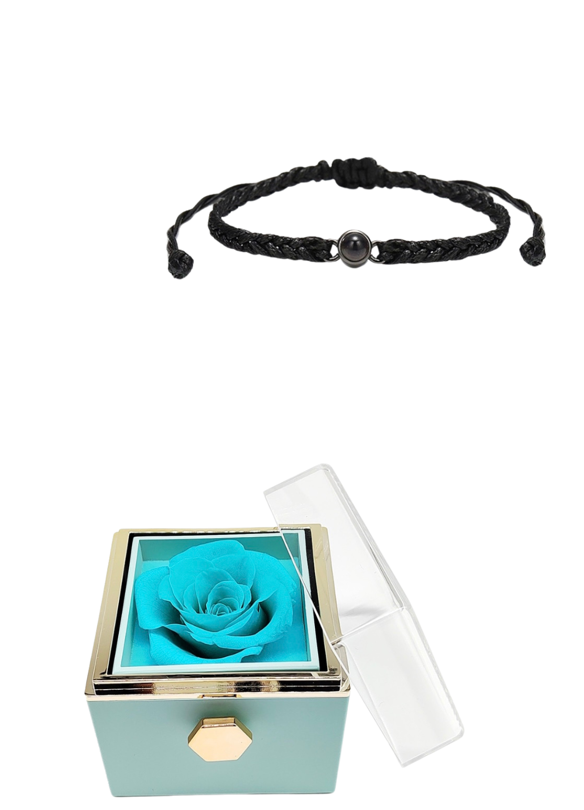 Infinite Photo Bracelet & Rotating Rose