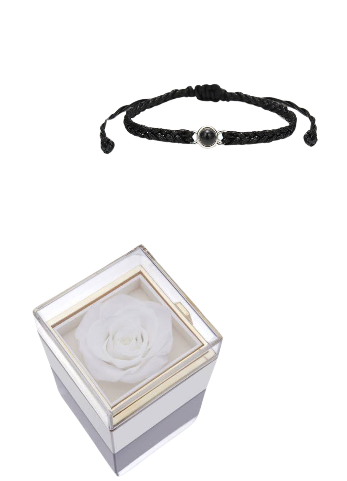 Infinite Photo Bracelet & Rotating Rose