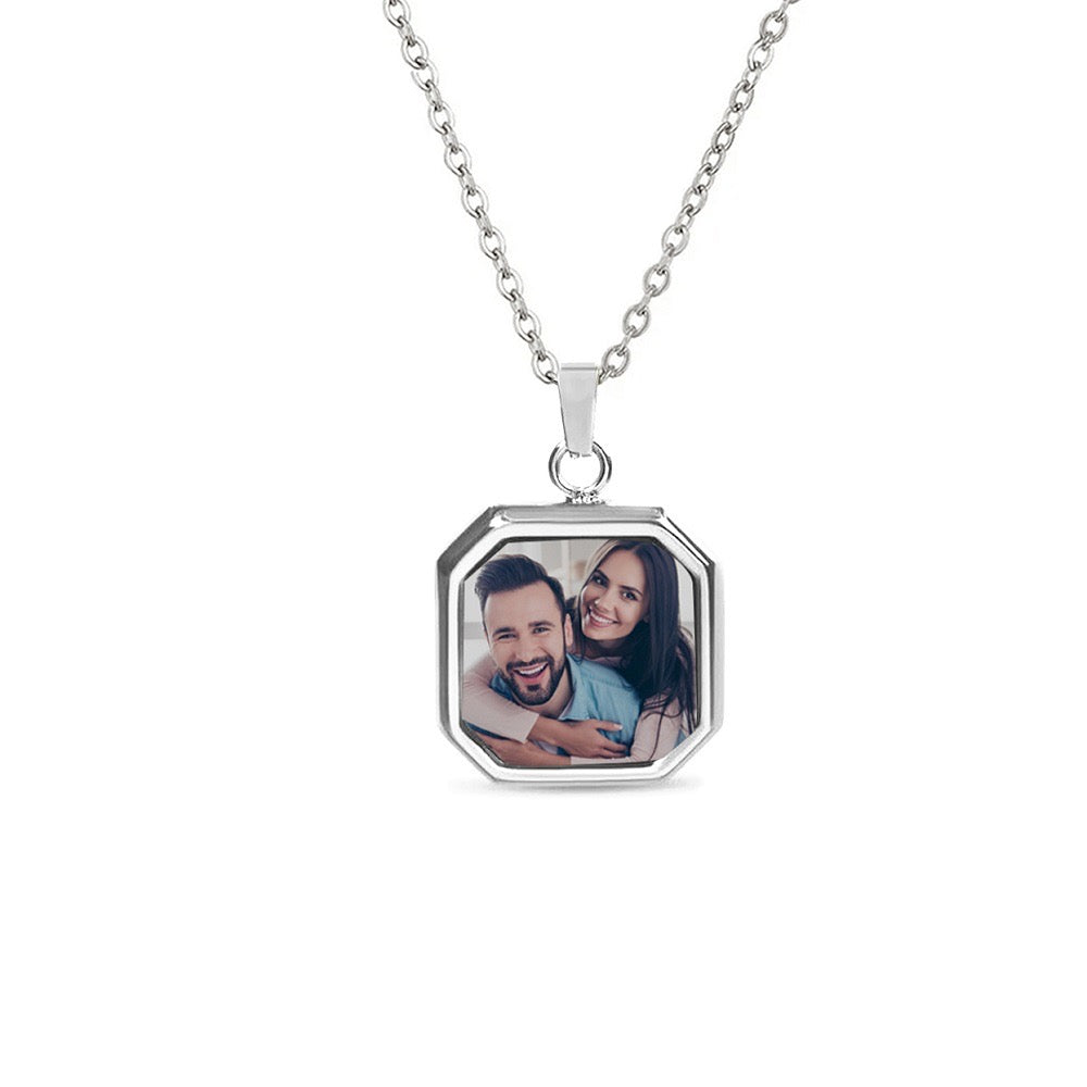 Infinite Heated Photo Necklace