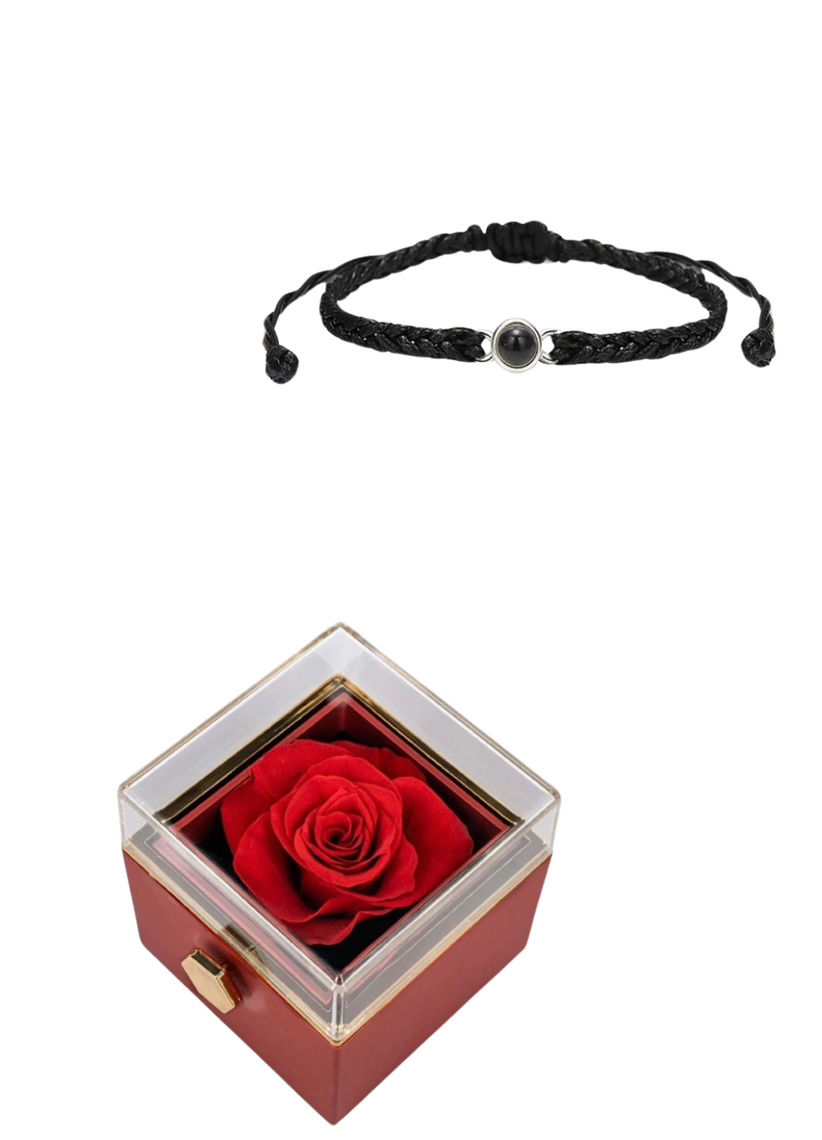 Infinite Photo Bracelet & Rotating Rose