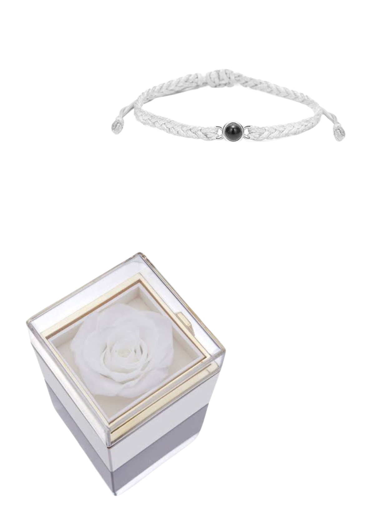 Infinite Photo Bracelet & Rotating Rose