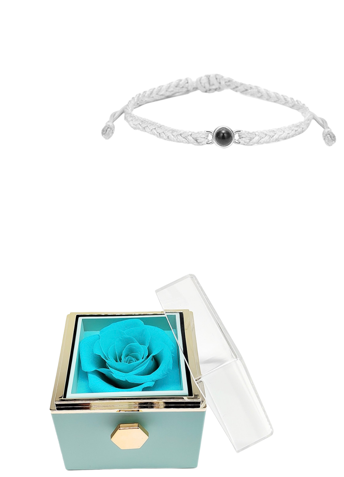 Infinite Photo Bracelet & Rotating Rose