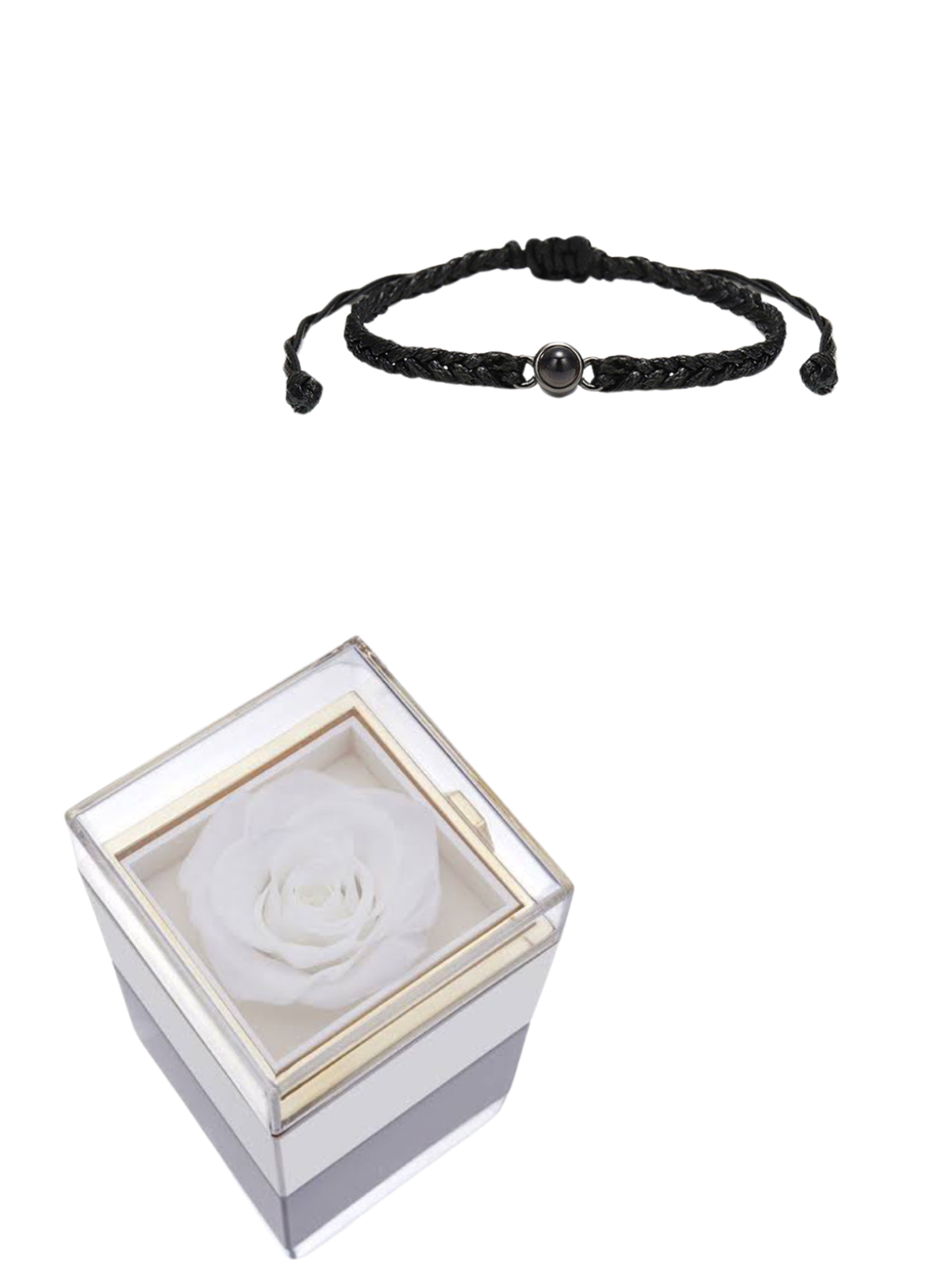 Infinite Photo Bracelet & Rotating Rose