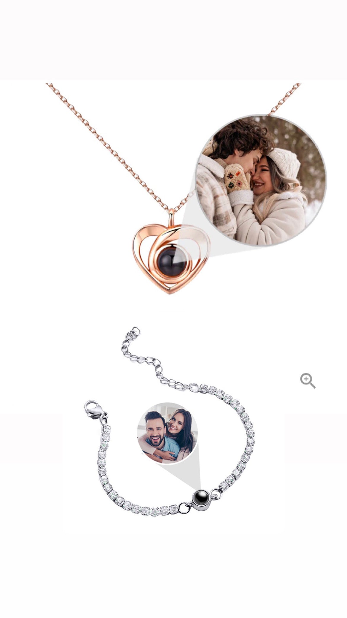 The Infinite Bundle (Swirl Necklace & Diamond Bracelet)