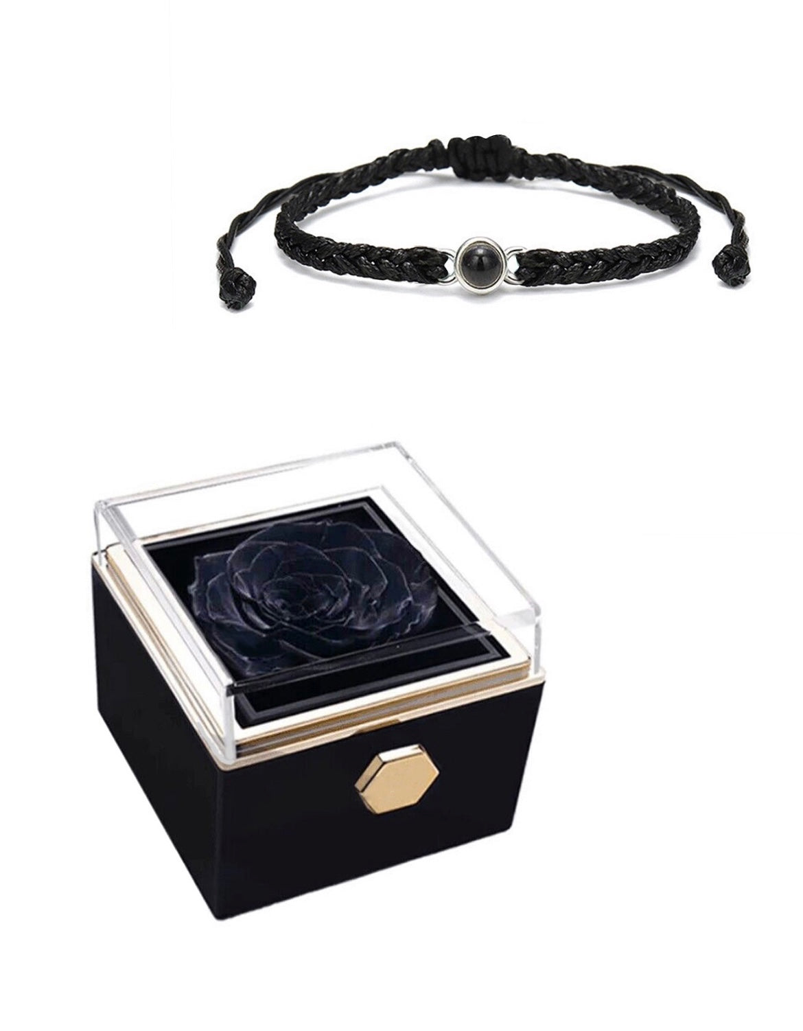 Infinite Photo Bracelet & Rotating Rose