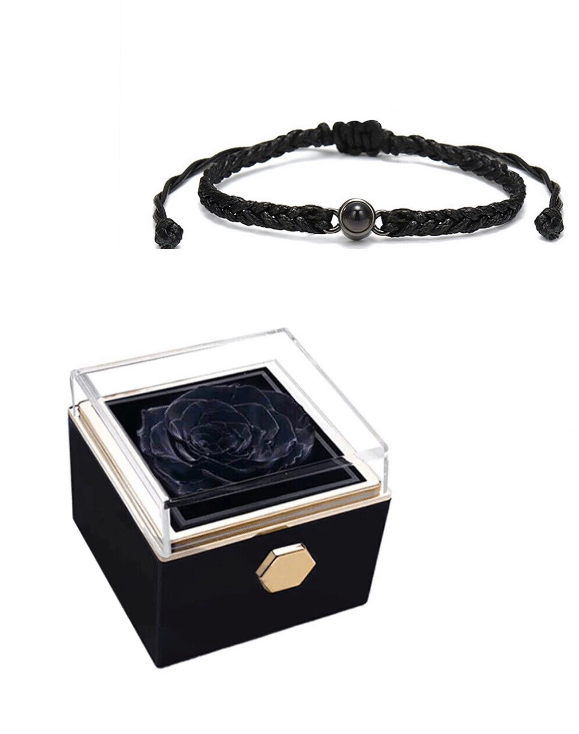 Infinite Photo Bracelet & Rotating Rose