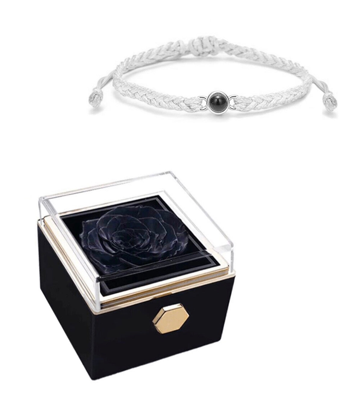 Infinite Photo Bracelet & Rotating Rose